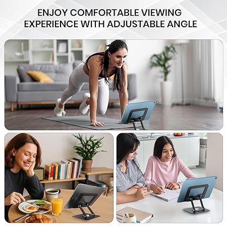 Rotating Base Tablet Stand